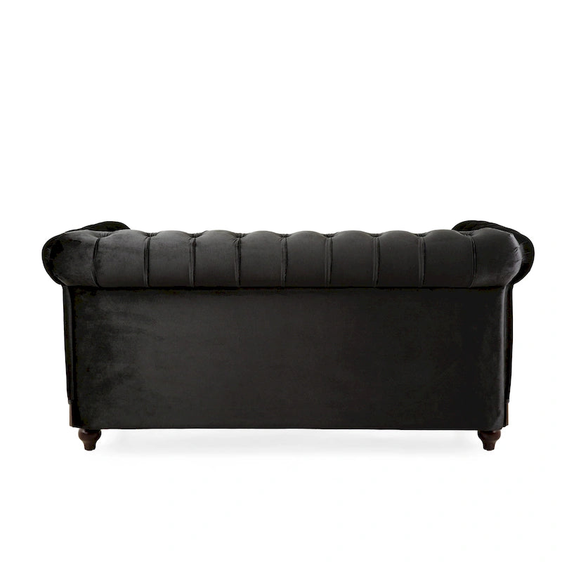 Chesterfield Velvet Loveseat Sofa