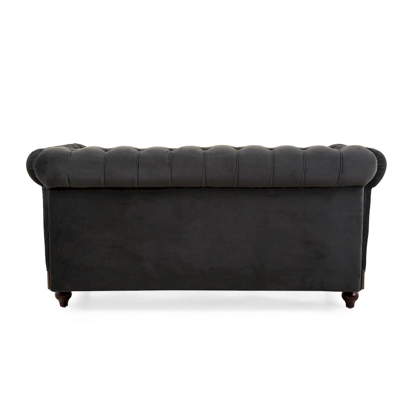 Chesterfield Velvet Loveseat Sofa