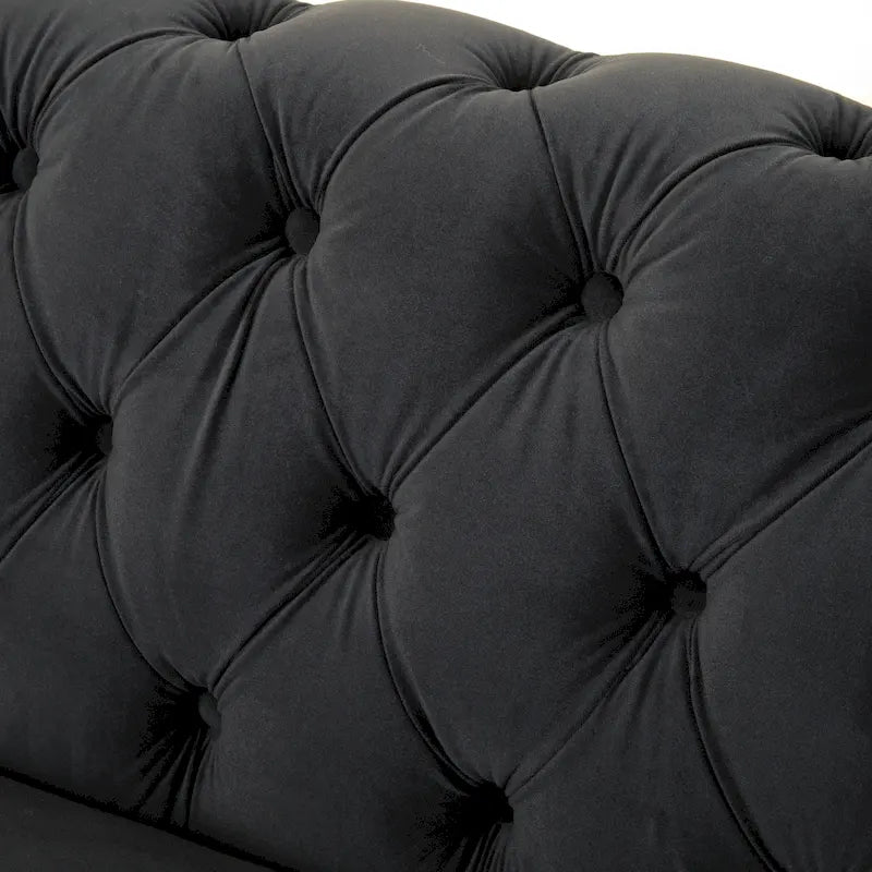 Chesterfield Velvet Loveseat Sofa