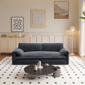 66 Queen Pull Out Sofa Bed, 3-in-1 Convertible Sleeper Sofa with Side Storage