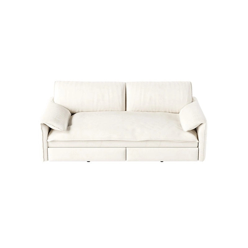 66 Queen Pull Out Sofa Bed, 3-in-1 Convertible Sleeper Sofa with Side Storage