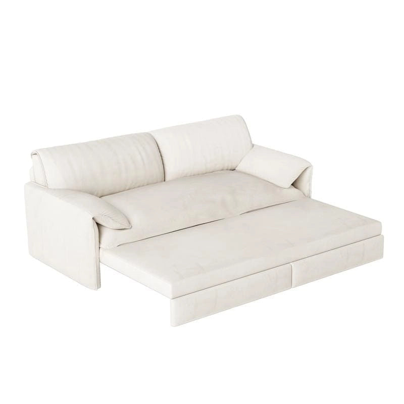 66 Queen Pull Out Sofa Bed, 3-in-1 Convertible Sleeper Sofa with Side Storage