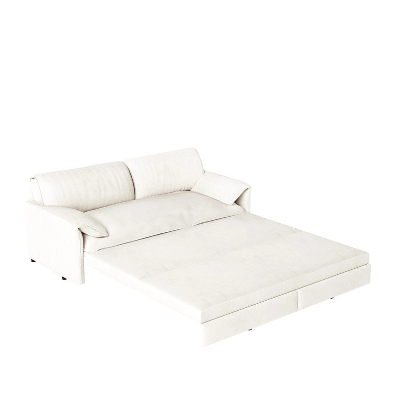 66 Queen Pull Out Sofa Bed, 3-in-1 Convertible Sleeper Sofa with Side Storage