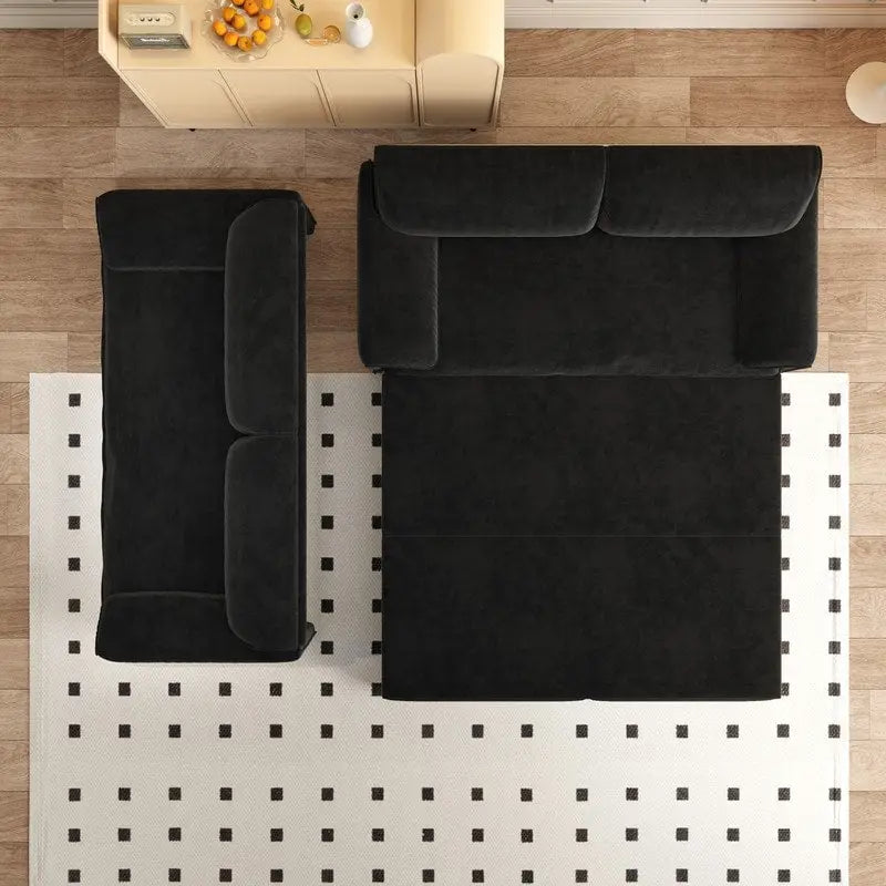66 Queen Pull Out Sofa Bed, 3-in-1 Convertible Sleeper Sofa with Side Storage