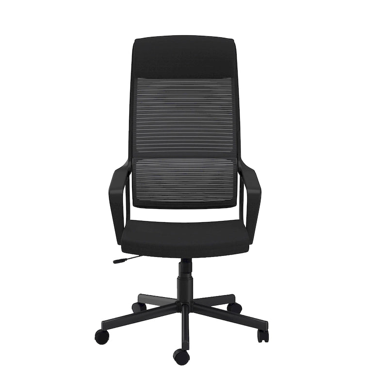 Sykes Contemporary Fabric Height Adjustable Ergonomic Swivel Desk Chair by Furniture of America