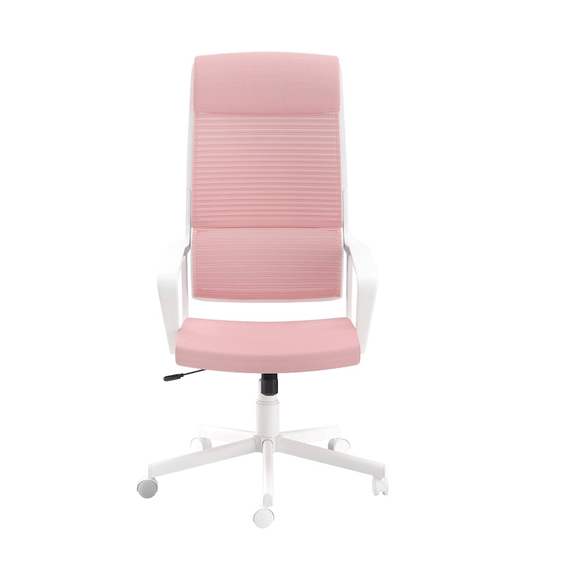 Sykes Contemporary Fabric Height Adjustable Ergonomic Swivel Desk Chair by Furniture of America