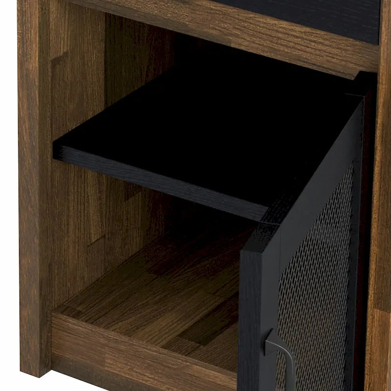 DH BASIC Urban 63-inch Multi-storage L-shape Desk by Denhour