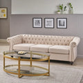 Tufted Chesterfield 3-Seat Sofa