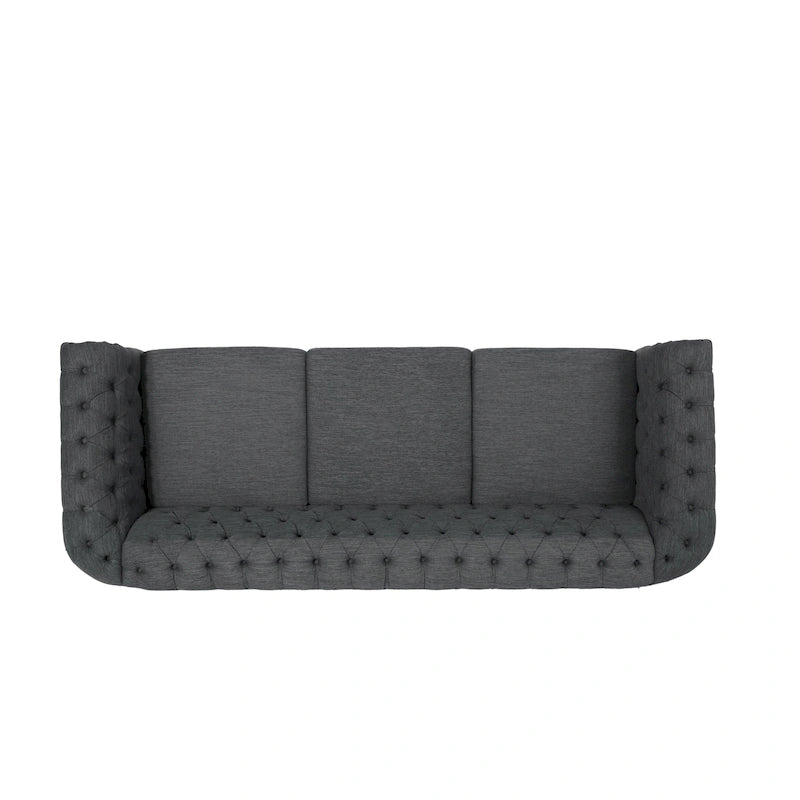 Tufted Chesterfield 3-Seat Sofa