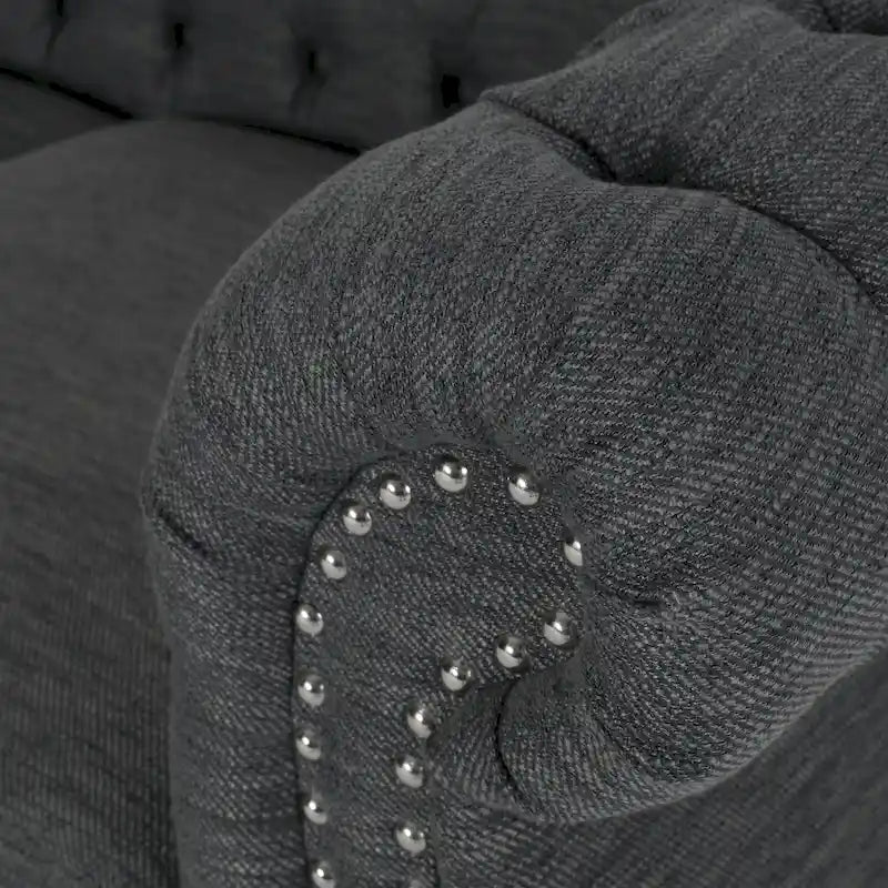 Tufted Chesterfield 3-Seat Sofa