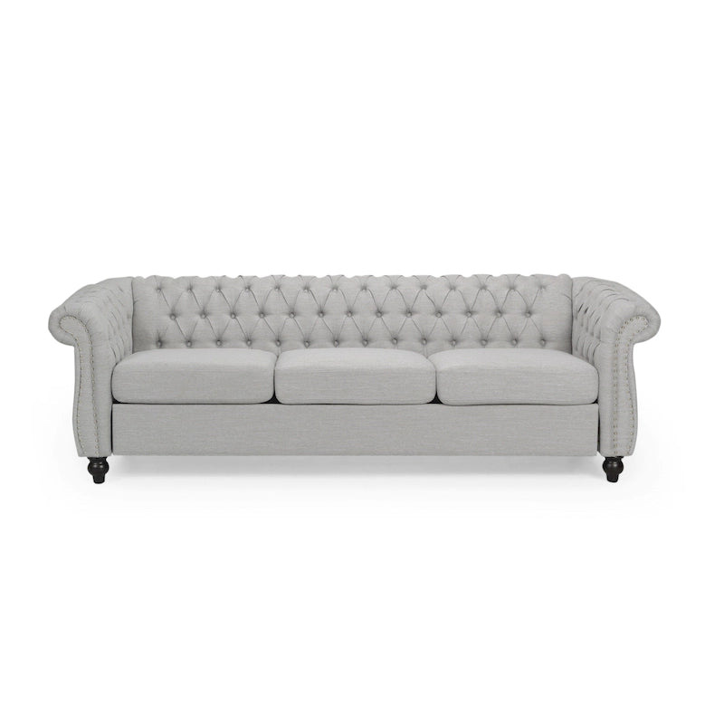 Tufted Chesterfield 3-Seat Sofa