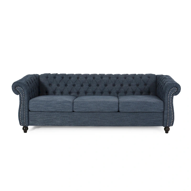 Tufted Chesterfield 3-Seat Sofa