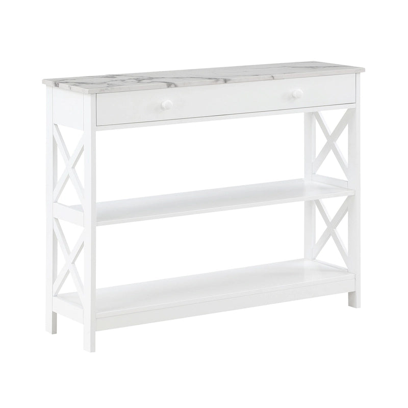 Convenience Concepts Oxford 1 Drawer Console Table with Shelves