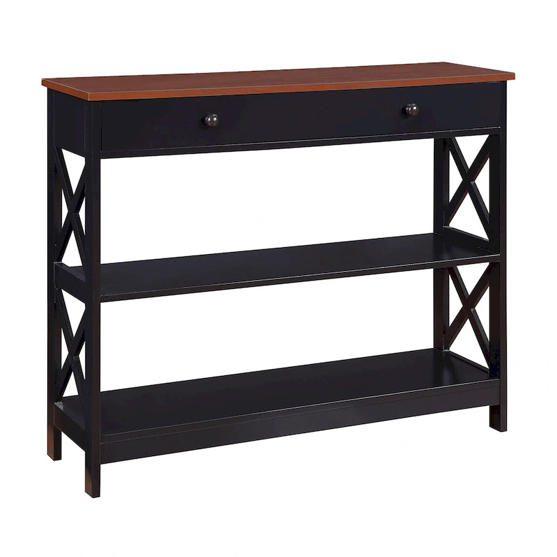 Convenience Concepts Oxford 1 Drawer Console Table with Shelves