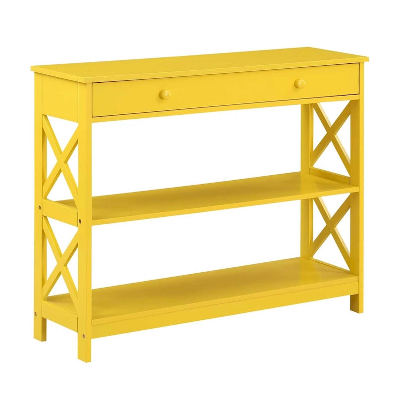 Convenience Concepts Oxford 1 Drawer Console Table with Shelves