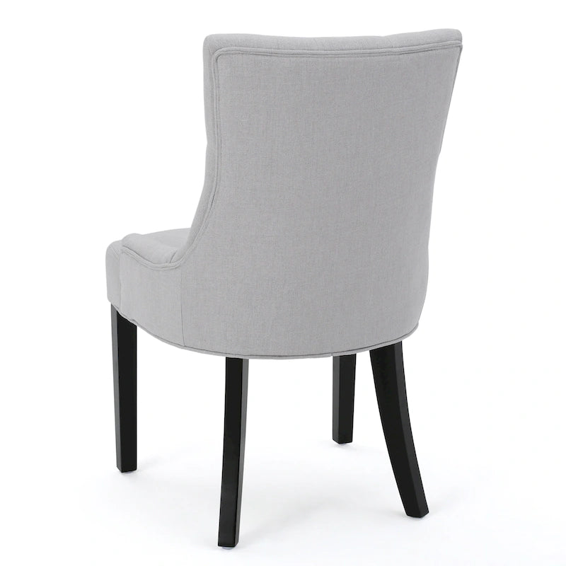 Modern Tufted Fabric Dining Chairs (Set of 4)