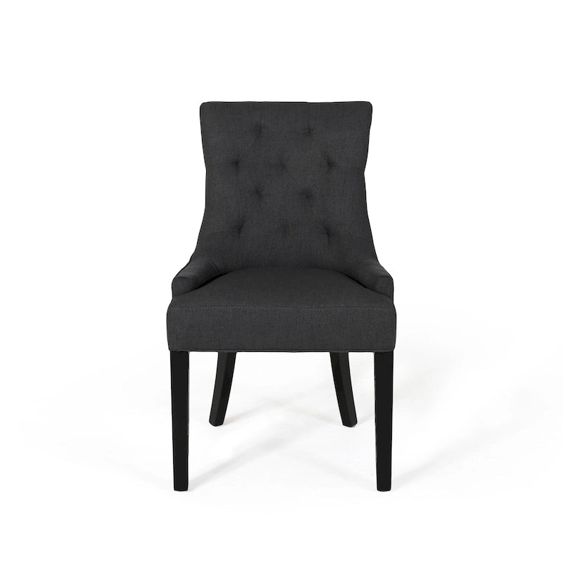 Modern Tufted Fabric Dining Chairs (Set of 4)