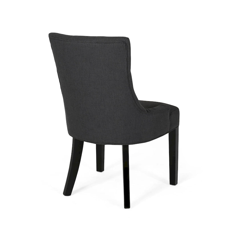 Modern Tufted Fabric Dining Chairs (Set of 4)