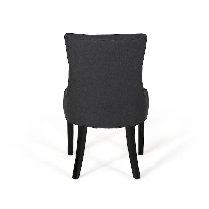 Modern Tufted Fabric Dining Chairs (Set of 4)