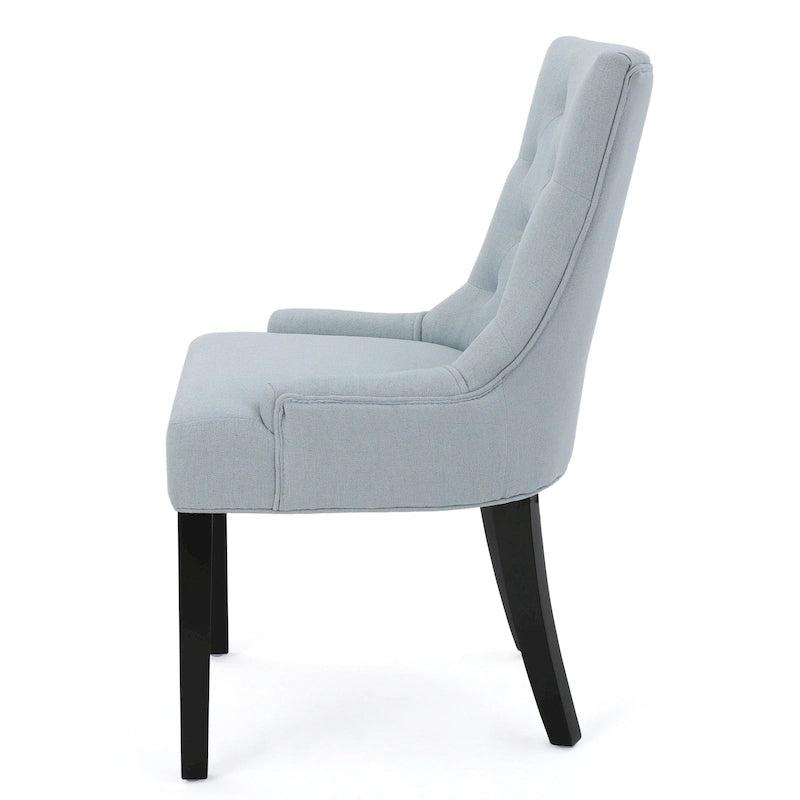 Modern Tufted Fabric Dining Chairs (Set of 4)