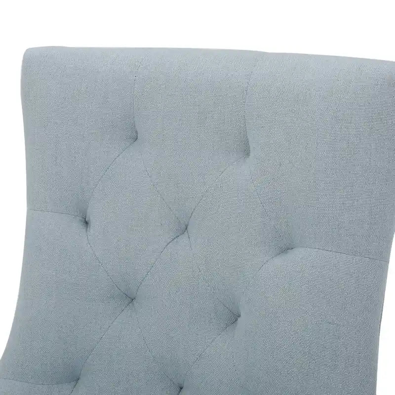 Modern Tufted Fabric Dining Chairs (Set of 4)