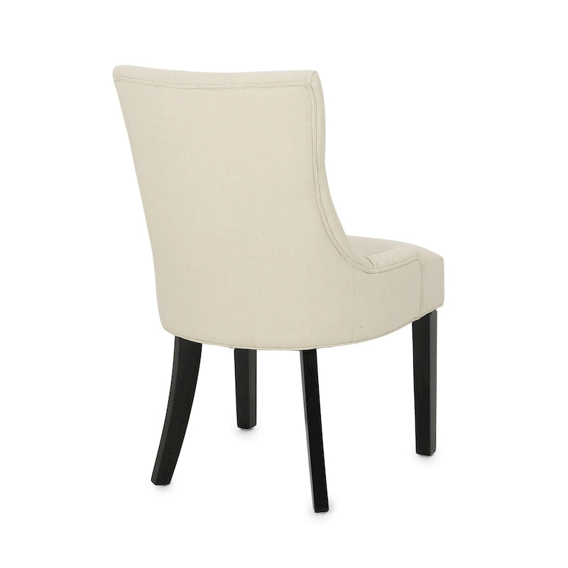 Modern Tufted Fabric Dining Chairs (Set of 4)
