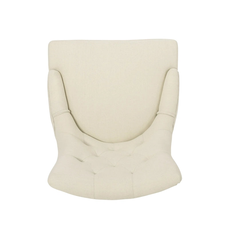 Modern Tufted Fabric Dining Chairs (Set of 4)