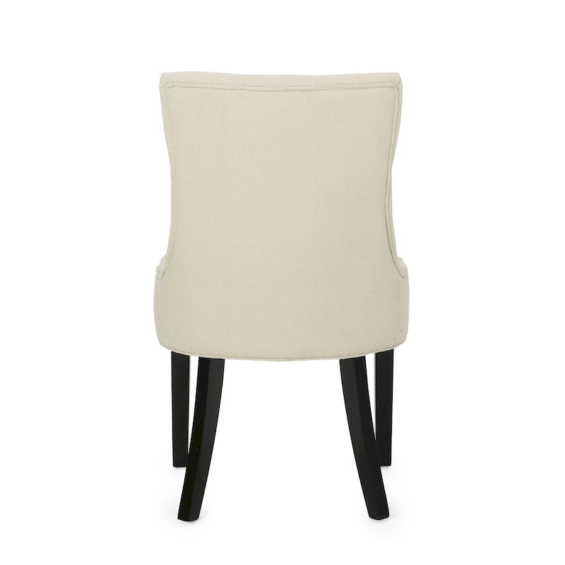 Modern Tufted Fabric Dining Chairs (Set of 4)