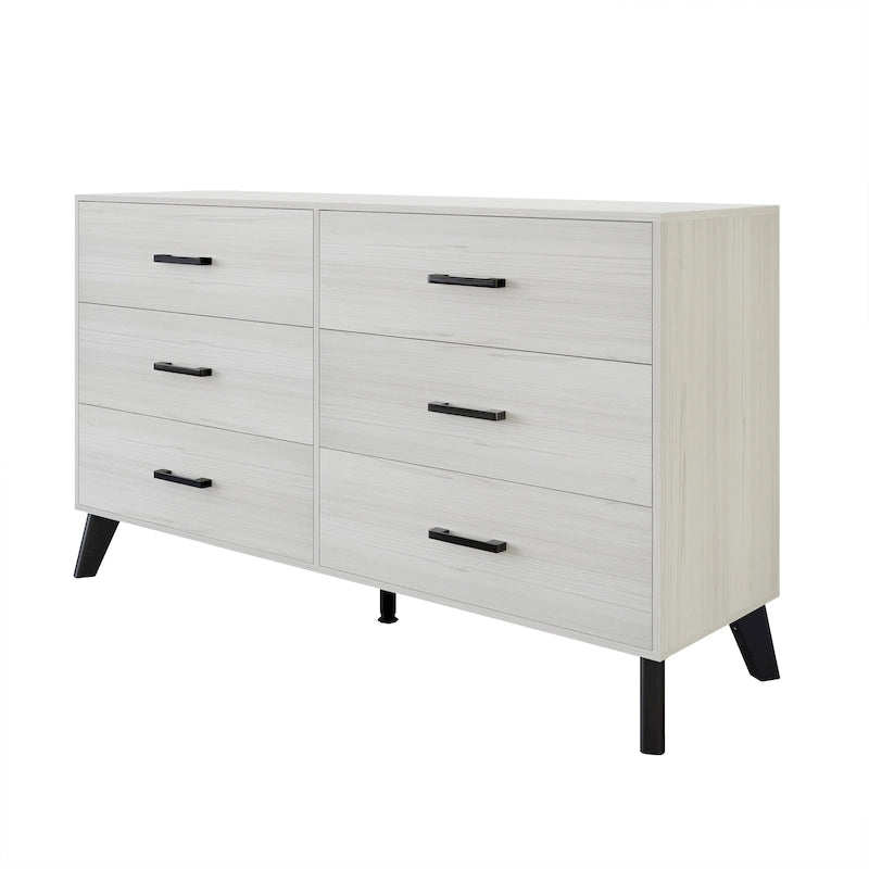 CraftPorch Classic Style 6-Drawers Wooden Dresser
