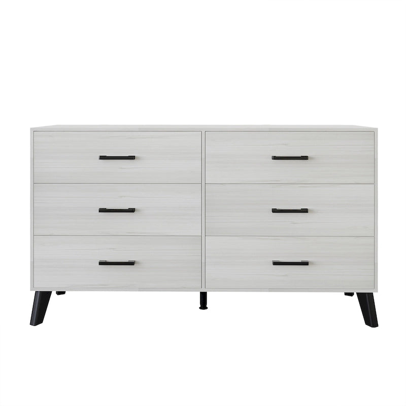 CraftPorch Classic Style 6-Drawers Wooden Dresser