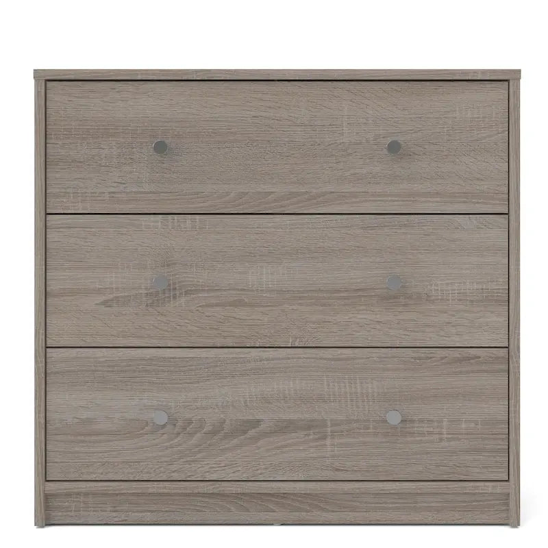 3-drawer Engineered Wood Chest
