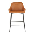 Carbon Loft Galotti Industrial Counter Stools (Set of 2) - N/A