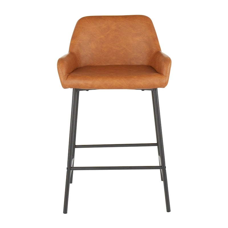 Carbon Loft Galotti Industrial Counter Stools (Set of 2) - N/A