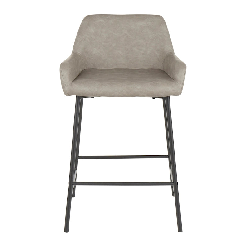 Carbon Loft Galotti Industrial Counter Stools (Set of 2) - N/A