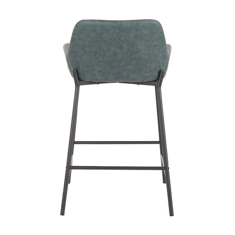 Carbon Loft Galotti Industrial Counter Stools (Set of 2) - N/A