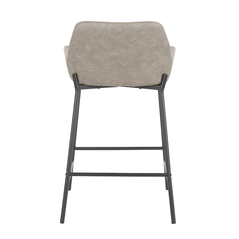 Carbon Loft Galotti Industrial Counter Stools (Set of 2) - N/A