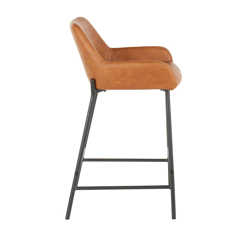 Carbon Loft Galotti Industrial Counter Stools (Set of 2) - N/A