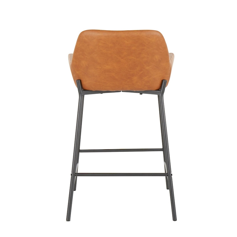 Carbon Loft Galotti Industrial Counter Stools (Set of 2) - N/A