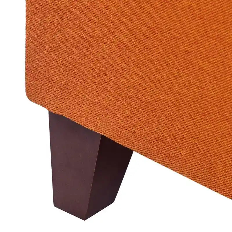 Adeco Simple British Style Passionate Cube Ottoman Footstool