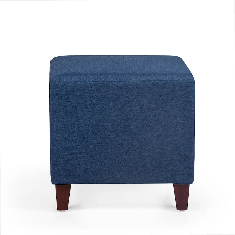 Adeco Simple British Style Passionate Cube Ottoman Footstool