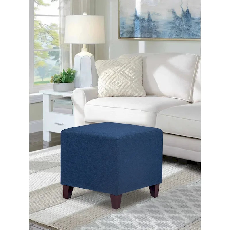 Adeco Simple British Style Passionate Cube Ottoman Footstool
