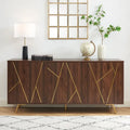 63 W Wood Buffets and Sideboards Storage Cabinet