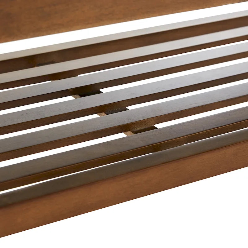 Entryway Shoe Bench Storage Bench Fabric Solid Wood, 43-inch Upholstered Bench for Living Room, Bedrooms