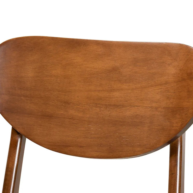 Katya Mid-Century Modern 2-Piece Dining Chair Set