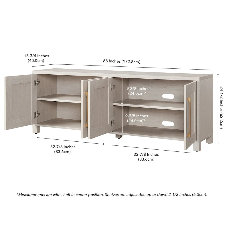 Chabot Rectangular TV Stand for TV's up to 75