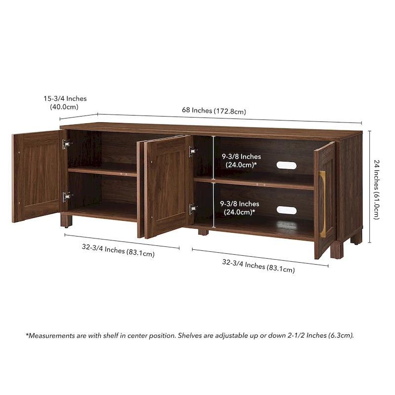 Chabot Rectangular TV Stand for TV's up to 75