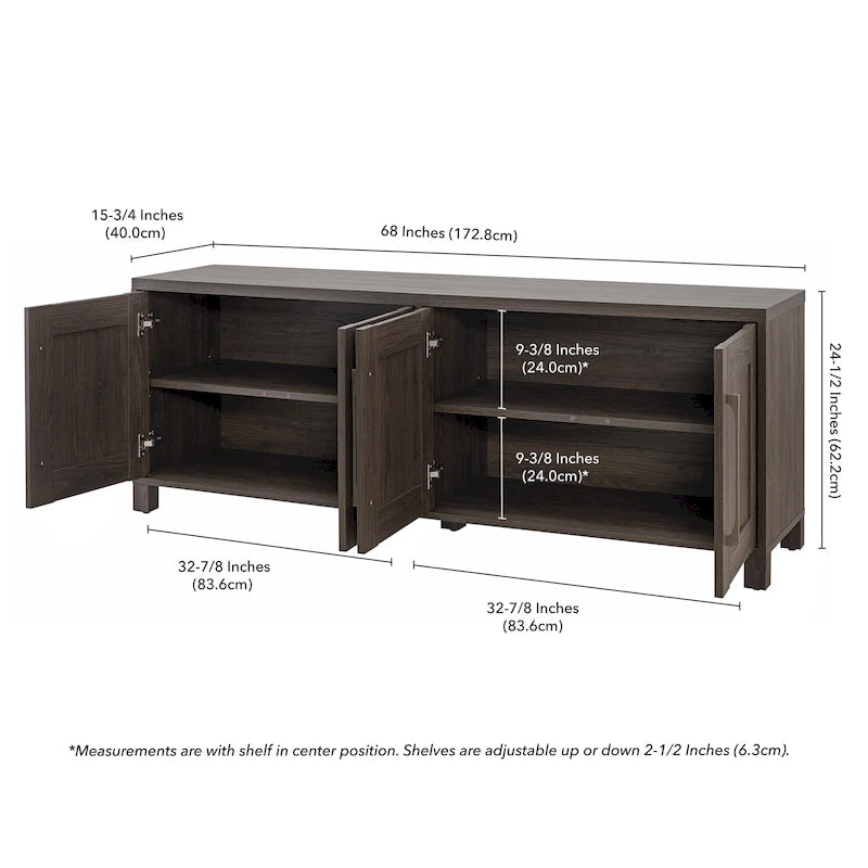 Chabot Rectangular TV Stand for TV's up to 75