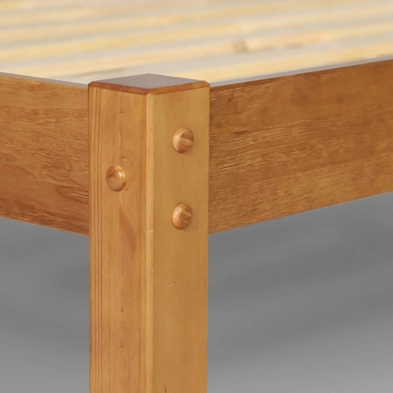 Solid Wood Panel Platform Bed