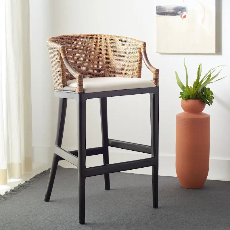 Rattan 30-Inch Bar Stool