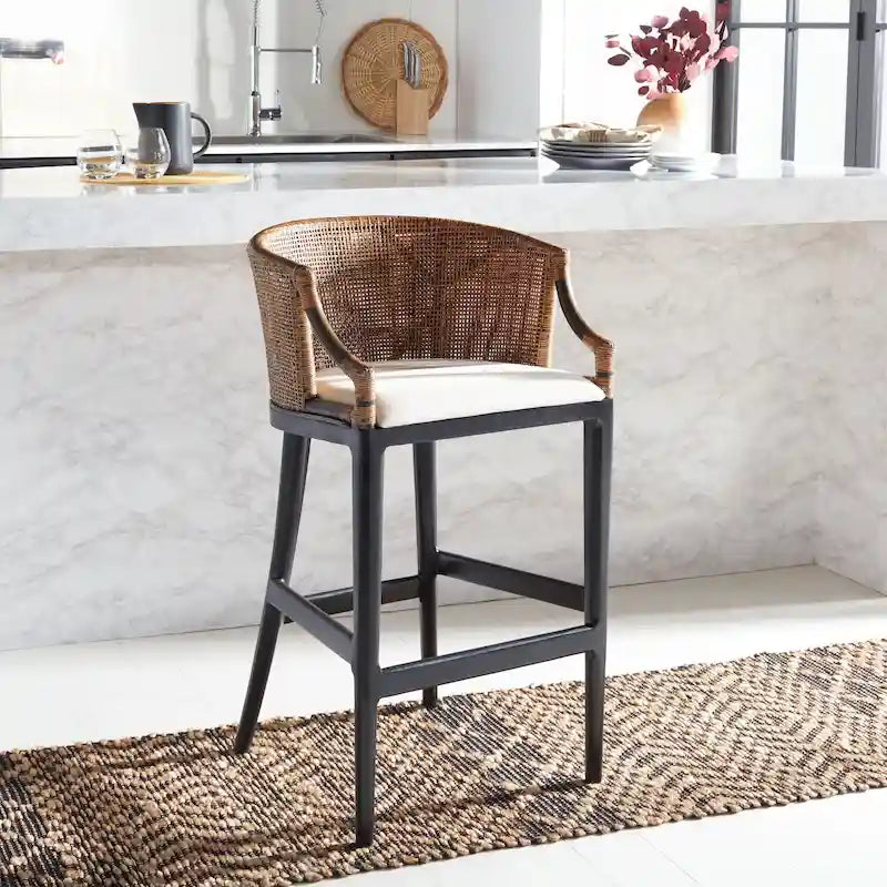 Rattan 30-Inch Bar Stool